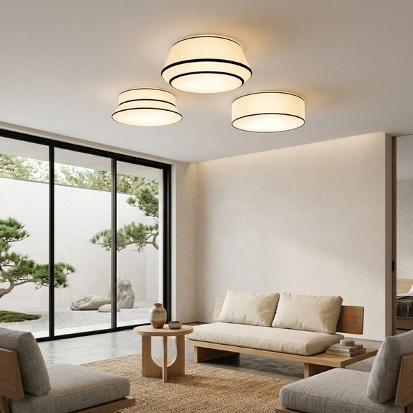 Plafonieră albă din hârtie ø 60 cm TOP – Thoro-image-3