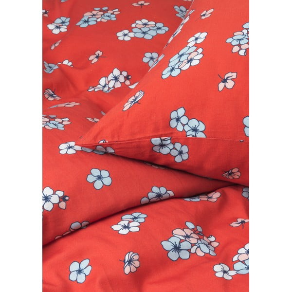 Lenjerie de pat cărămizie din bumbac satinat pentru pat dublu/extinsă 200x220 cm Grand Pleasantly – JUNA-image-2