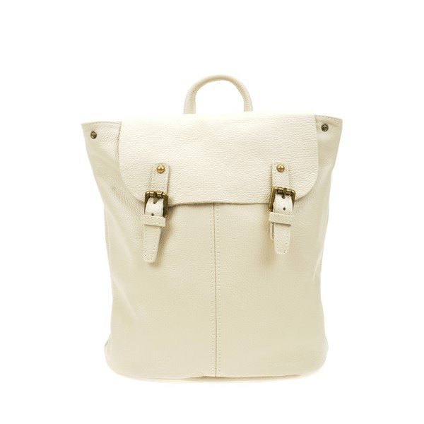 Rucsac din piele Roberta M, bej