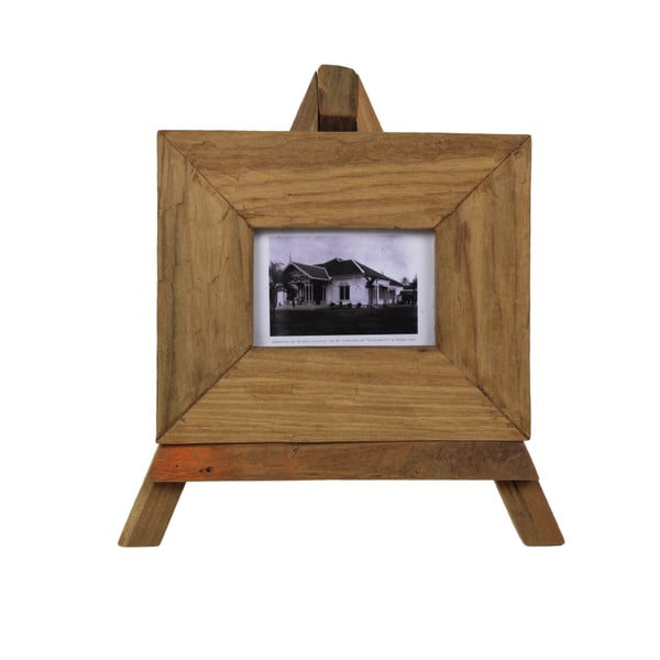 Ramă foto din lemn de tec HSM Collection Nesia, 27 x 23 cm