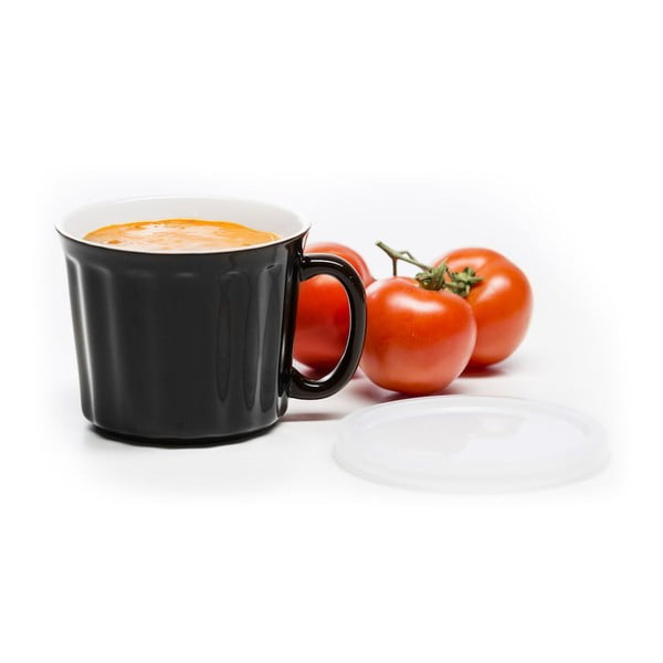 Cană pentru supă Sagaform 500 ml, negru-image-2
