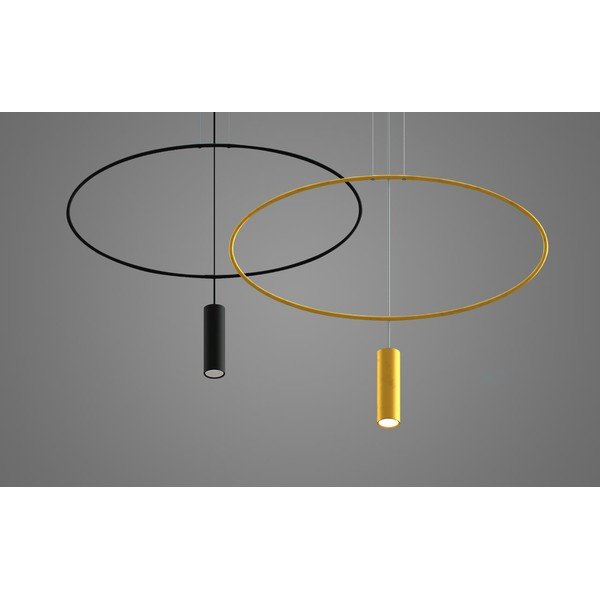 Lustră neagră din metal HOLAR – Thoro-image-1