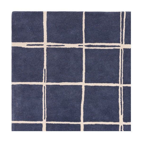 Covor albastru țesut manual din lână 160x230 cm – Asiatic Carpets-image-4