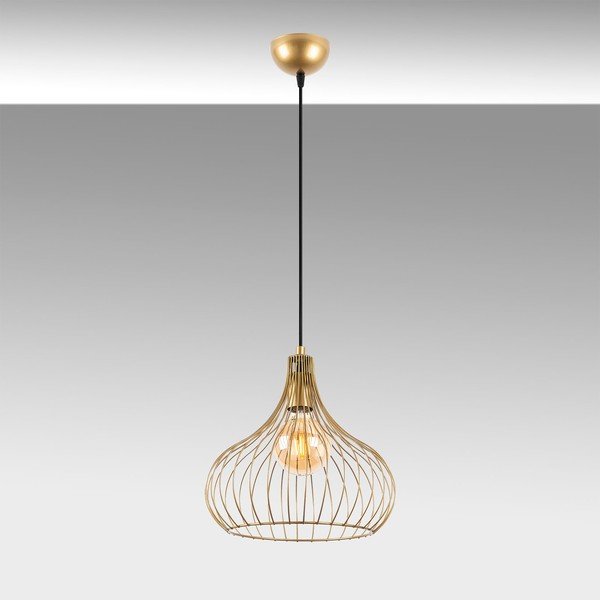 Lustră cu abajur din metal ø 22 cm Teldemia – Opviq lights-image-4