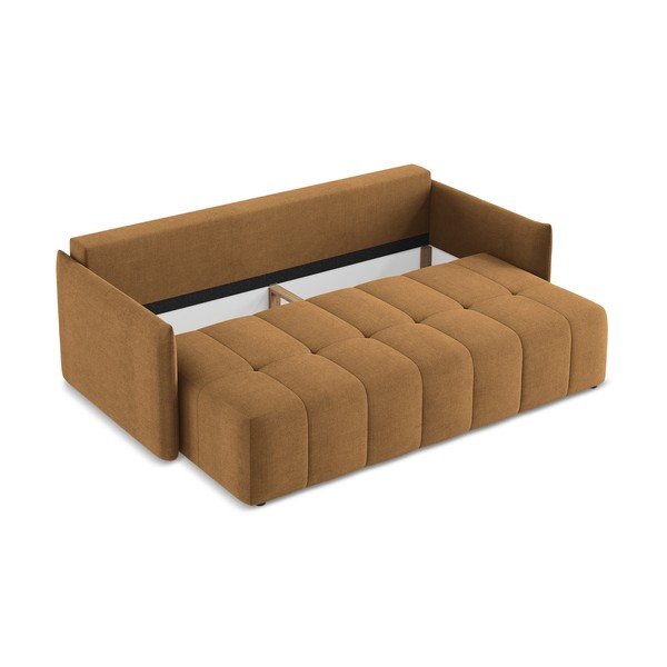 Canapea teracotă extensibilă/cu spațiu de depozitare 225 cm Moku – Makamii-image-4