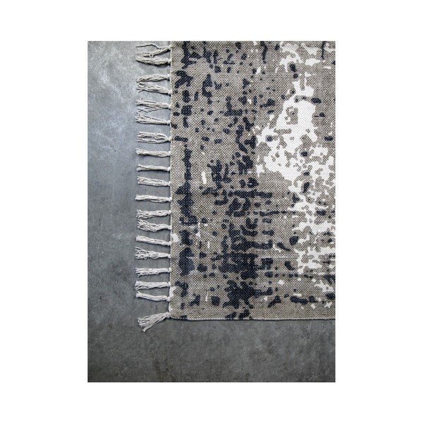 Covor din bumbac HSM collection Colorful Living Porro, 200 x 300 cm, albastru - bej-image-1