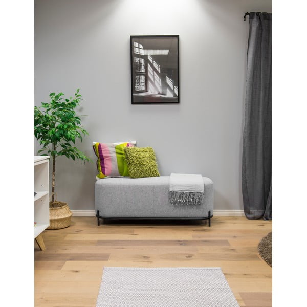 Puf Tenzo Harry, lățime 122 cm, gri-image-1