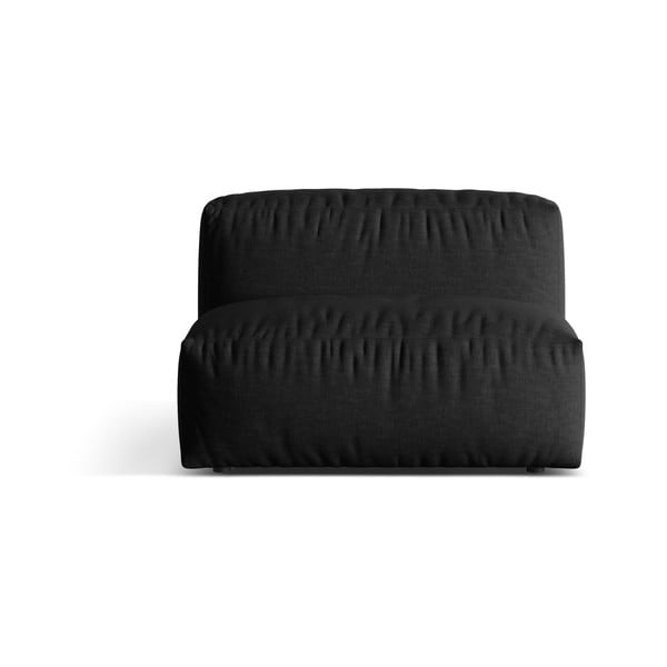 Modul pentru canapea modulară negru (de mijloc) Martina – Micadoni Home