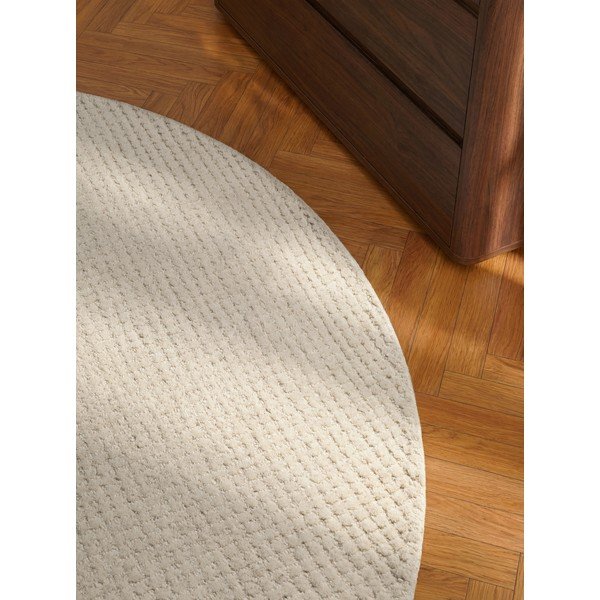 Covor crem rotund din lână ø 160 cm Eloise – Hanse Home-image-3