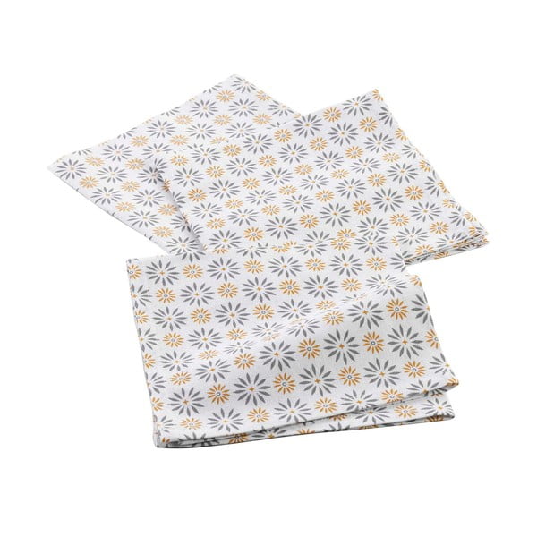 Șervețele 3 buc. din material textil Floreor – douceur d'intérieur