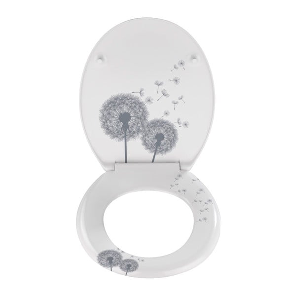 Capac WC cu închidere lentă Wenko Astera, 45 x 37,5 cm-image-1
