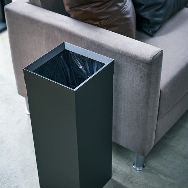 Coș de gunoi negru din metal 27 l Tall – YAMAZAKI-image-4