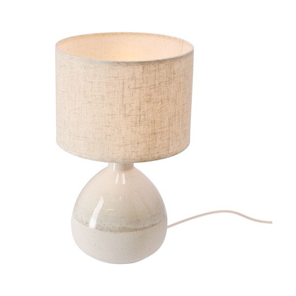 Veioză bej cu abajur textil (înălțime 41 cm) Ardo – Candellux Lighting-image-1
