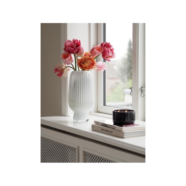 Vază albă din sticlă (înălțime 31,5 cm) Cuneo – Villa Collection-image-2