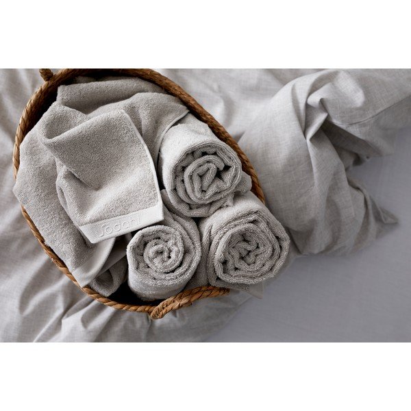 Prosop gri din bumbac organic 70x140 cm Comfort – Södahl-image-3
