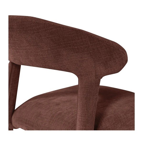 Scaune de dining burgundy 2 buc. tapițate Sile – WOOOD-image-4