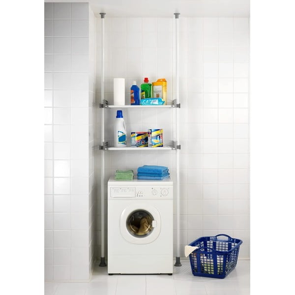 Etajeră de baie albă din metal 120x300 cm Herkules – Wenko-image-4