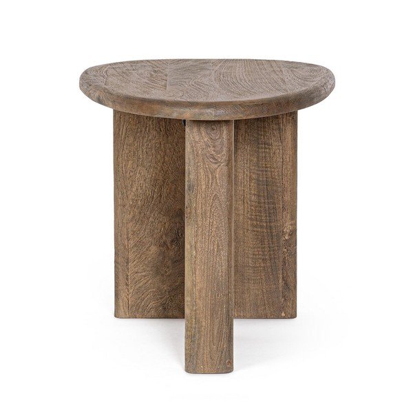 Măsuță de cafea în culoare naturală din lemn de mango 45x60 cm Zacatecas – Bizzotto-image-3