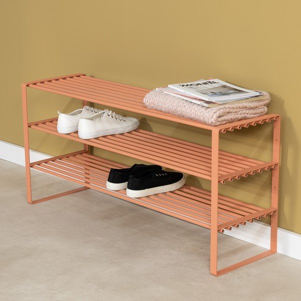 Pantofar somon din oțel 100x48,5x29 cm Rex – Spinder Design-image-1