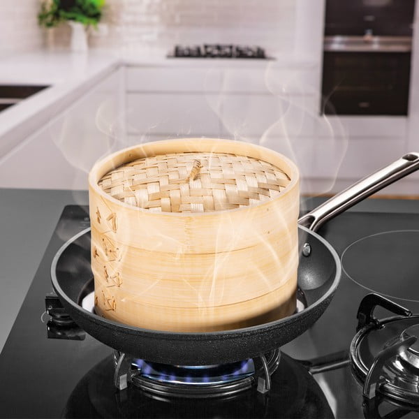 Coș de bambus pentru gătit la abur Nikko - Tescoma-image-1