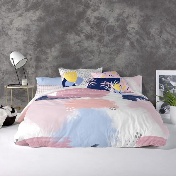 Husă din bumbac pentru pilotă Blanc Tempera, 140 x 200 cm-image-1