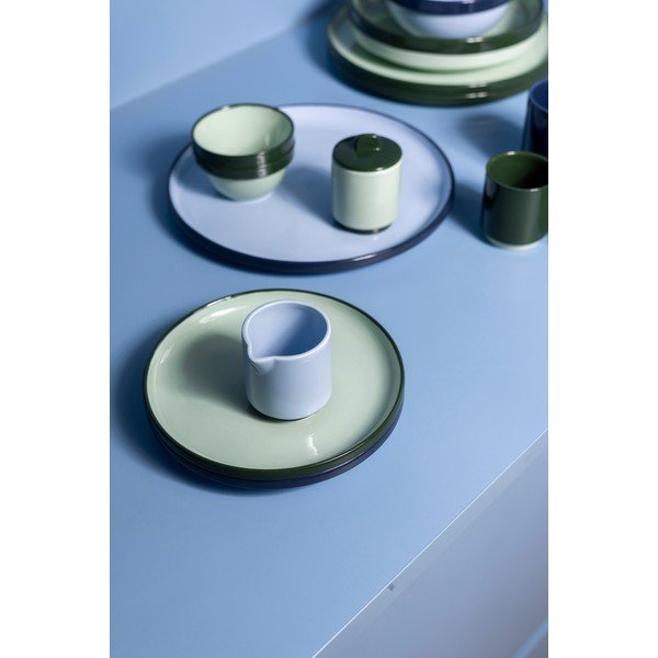 Farfurie albastră din gresie ø 26 cm Duo – ONA-image-2