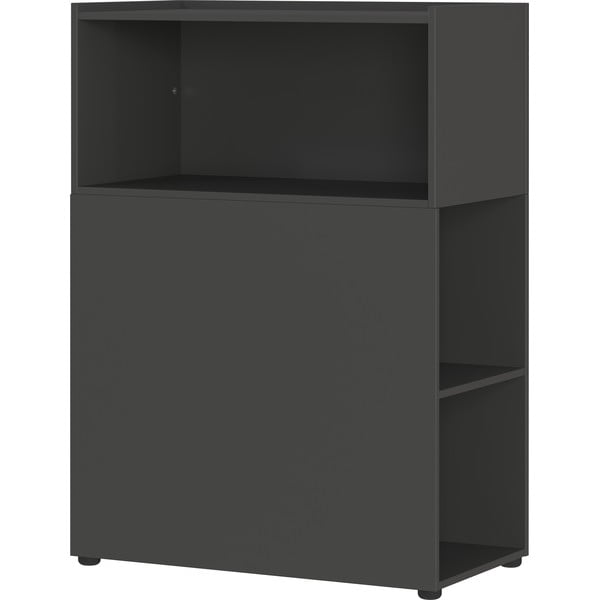 Bibliotecă gri antracit 80x120 cm Mailand – Germania-image-3