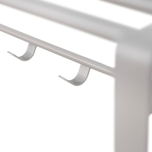 Cuier de perete taupe cu raft din metal 100 cm Rex – Spinder Design-image-2