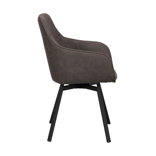 Set de scaune de sufragerie gri 2 buc. tapițat Alison – Rowico-image-3