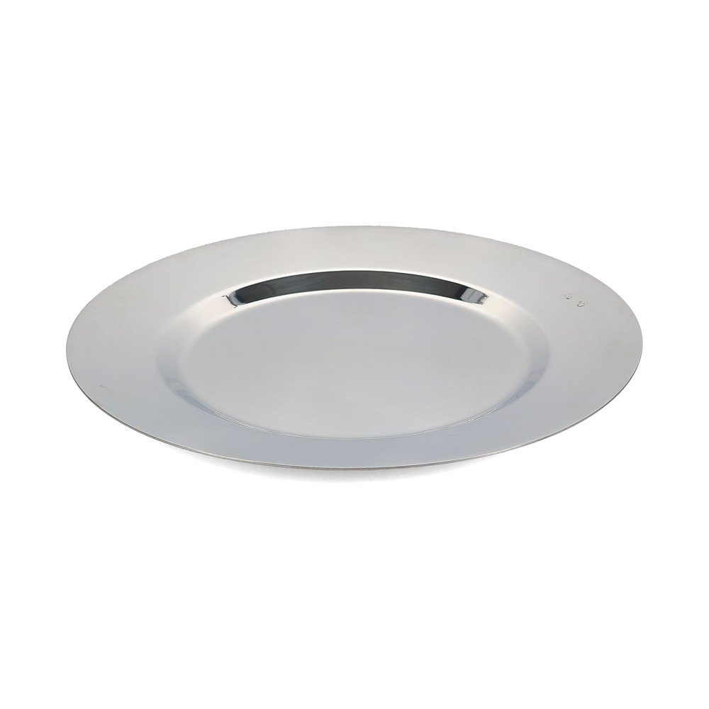 Farfurie argintie pentru servire din oțel inoxidabil ø 30 cm Oryn – S|P Collection
