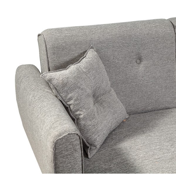 Colțar gri deschis extensibil Aria – Balcab Home-image-1
