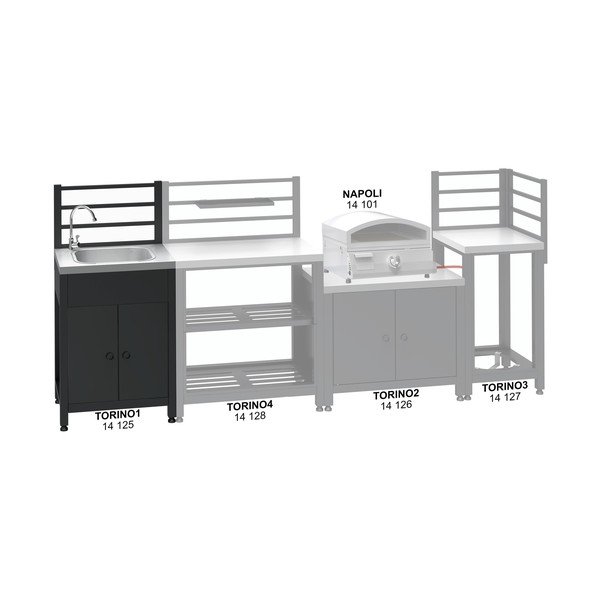 Modul de bucătărie în aer liber Torino 1 – Cattara-image-3