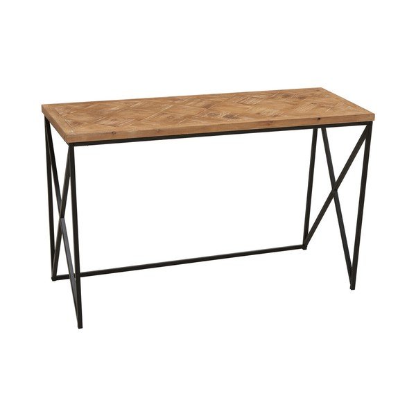 Masă consolă în culoare naturală din lemn de brad 48x120 cm Kickford – Premier Housewares