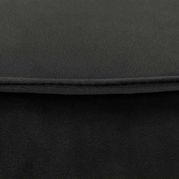 Puf cu husă din catifea Actona Mie, ⌀ 60 cm, maro - gri închis-image-4