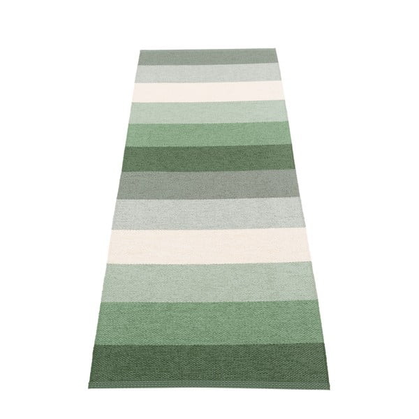 Covor tip traversă pentru interior și exterior verde/crem 70x200 cm Molly Woods – Pappelina