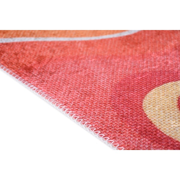 Covor roșu-portocaliu lavabil 160x230 cm Colors of Joy – Vitaus-image-2