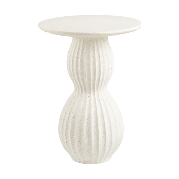 Măsuță auxiliară rotundă din piatră ø 40 cm Newtown – House Nordic-image-3