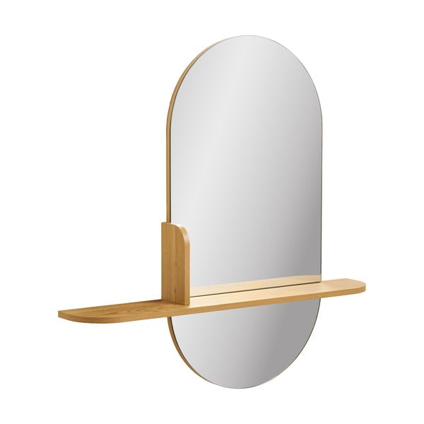 Oglindă de perete cu raft 92x94,5 cm Barco – House Nordic-image-3