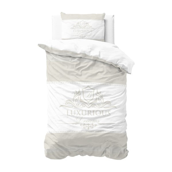 Lenjerie de pat din bumbac Sleeptime Luxury, 140 x 220 cm