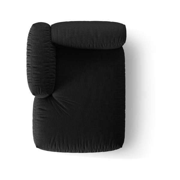 Modul pentru canapea modulară negru (cu colț pe partea stângă ) Martina – Micadoni Home-image-4