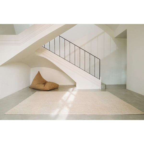 Covor bej lavabil, țesut manual din lână 170x240 cm Unexpected Wool – Lorena Canals-image-3