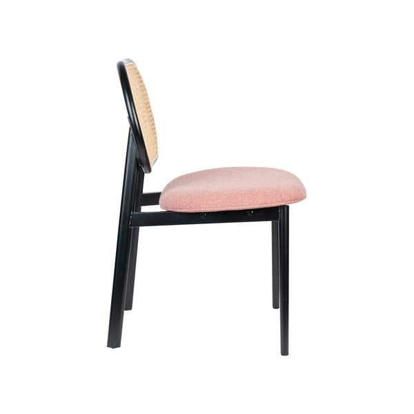 Scaun de dining negru/roz deschis Spike – Zuiver-image-3