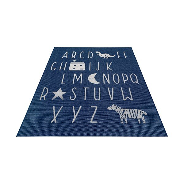 Covor pentru copii Ragami Letters, 120x170 cm, albastru-image-3