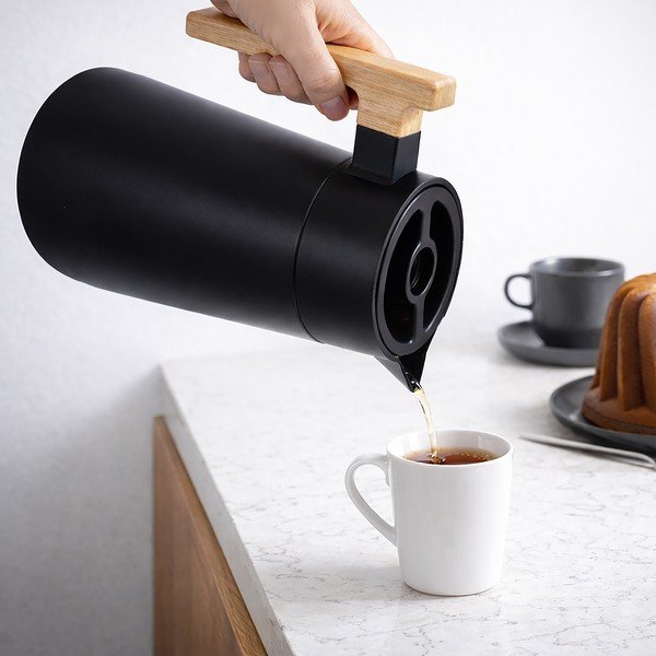 Termos negru vacuum din oțel inoxidabil 2,1 l Termo – Orion-image-1