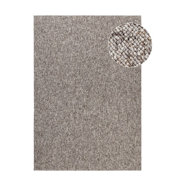 Covor gri lavabil 80x150 cm Rocco Taupe – Elle Decoration