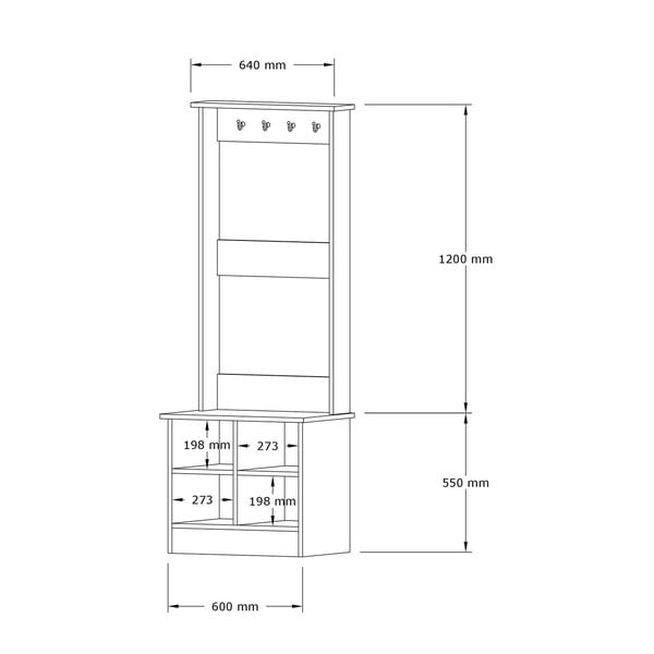 Set pentru hol alb/Mare – Kalune Design-image-3