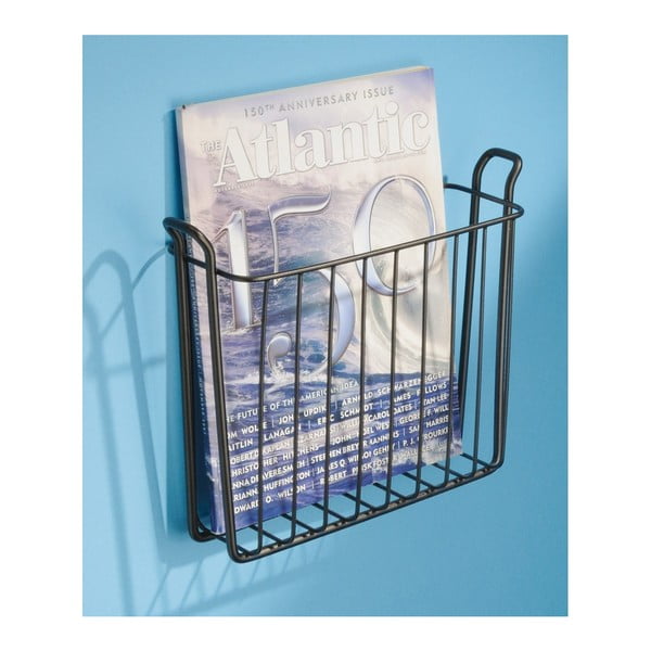 Suport de perete pentru reviste iDesign Classico, maro-image-2