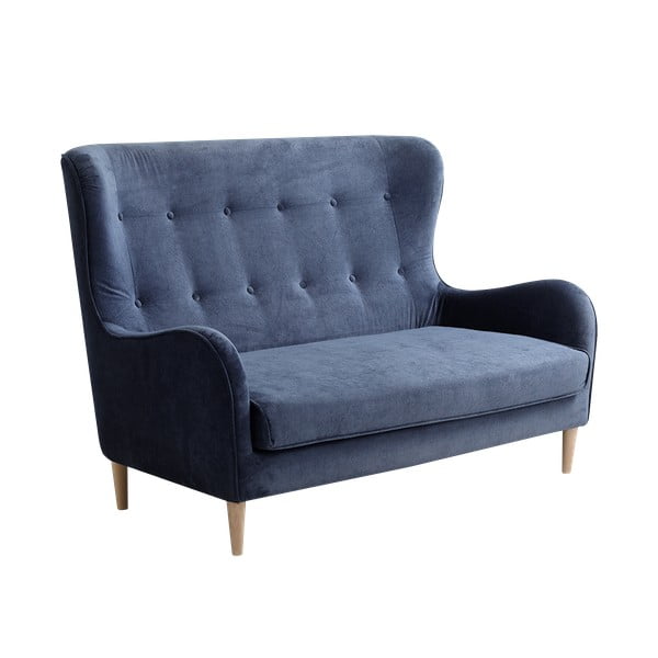 Canapea cu 2 locuri Custom Form Cozyboy, albastru închis