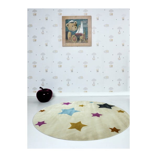 Covor pentru copii Pinullo Stars, ⌀ 150 cm