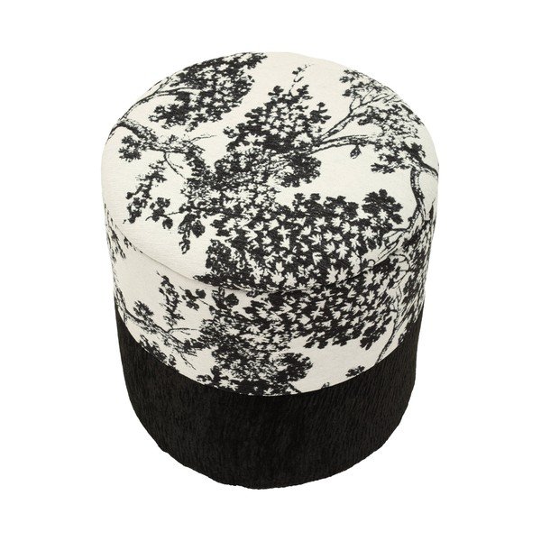 Puf alb-negru Oriental Style – Mauro Ferretti